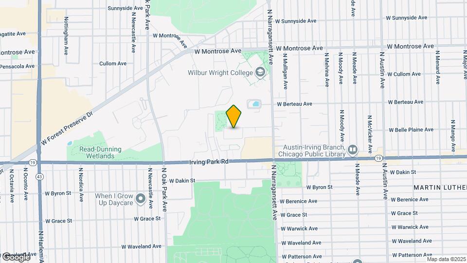 6517 W Belle Plaine Ave Map and Location Details