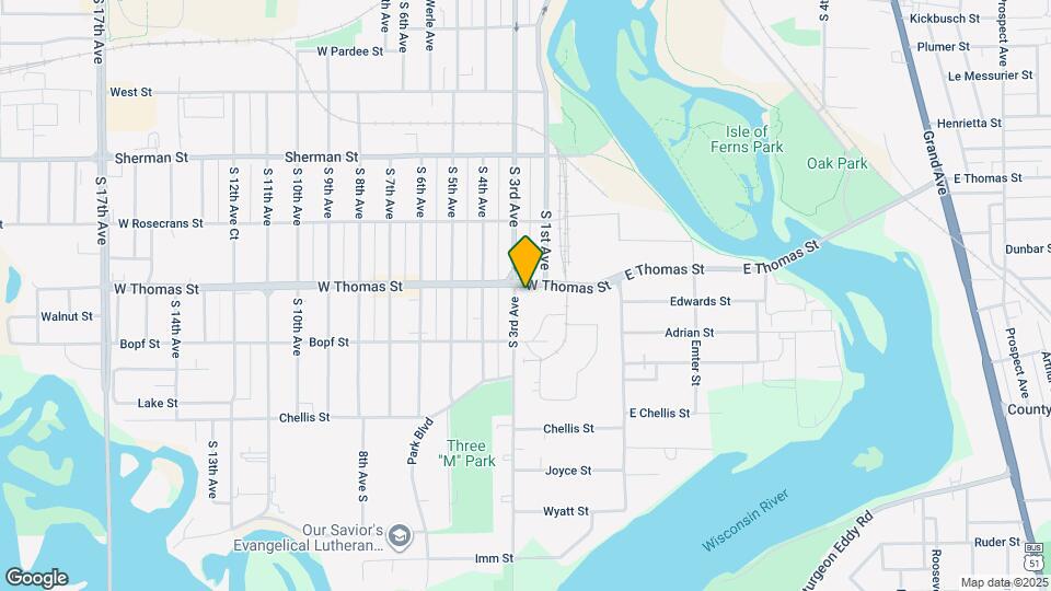 211 W Thomas St, Unit 211 W Thomas St Map and Location Details