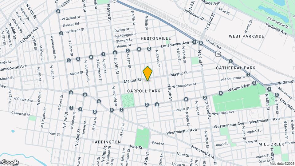 1326 N Frazier St Map and Location Details