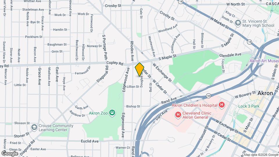 414 Douglas St Map and Location Details