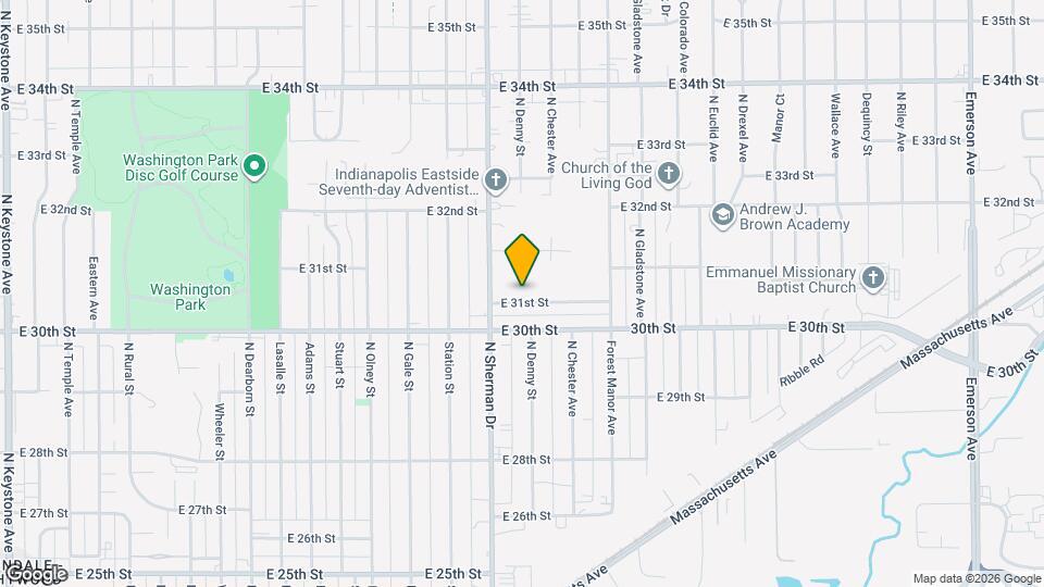 3850 E 31st St Map and Location Details
