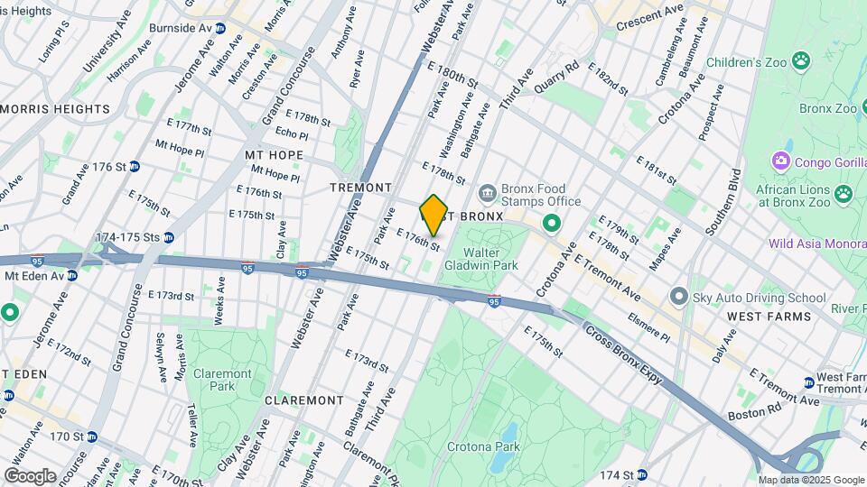 501 E 176th St Map and Location Details