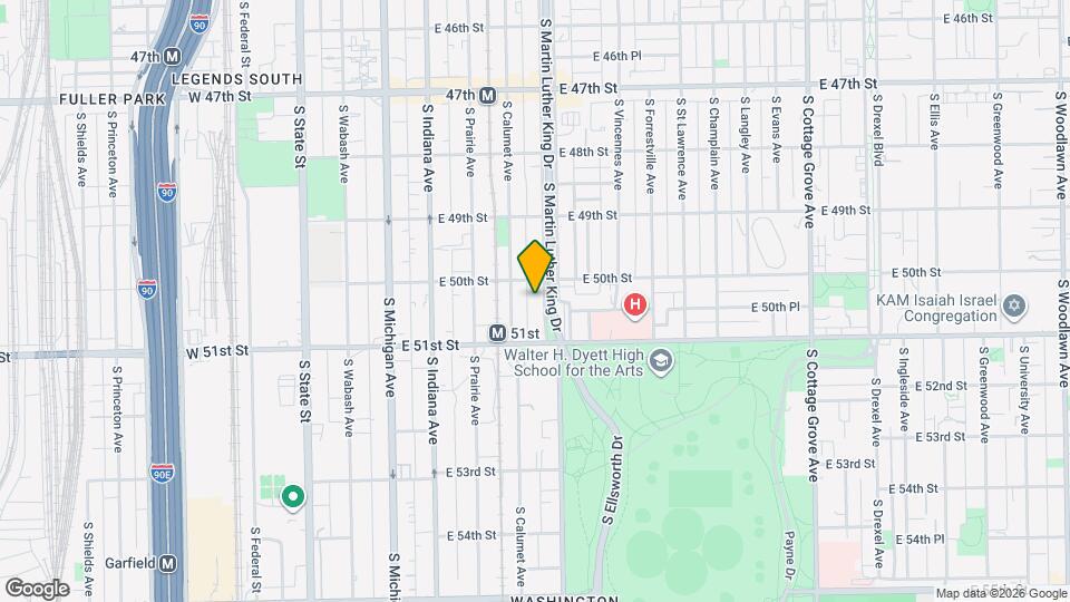 5014 S King Dr, Unit 2W Mapa y Detalles de la Ubicación