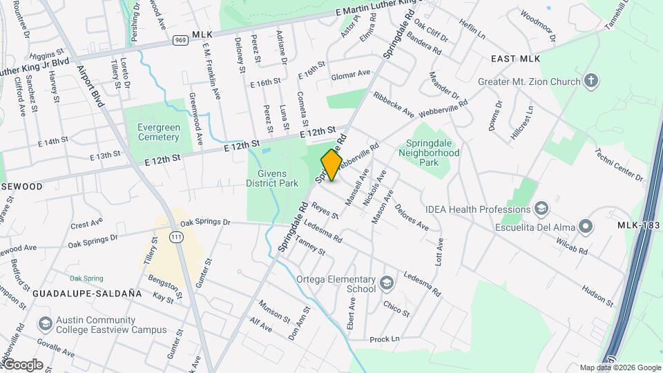 4608 Santa Anna St Map and Location Details