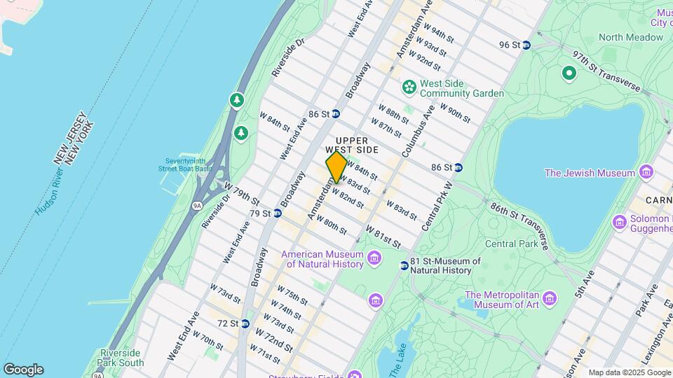 157 W 82nd St Map and Location Details