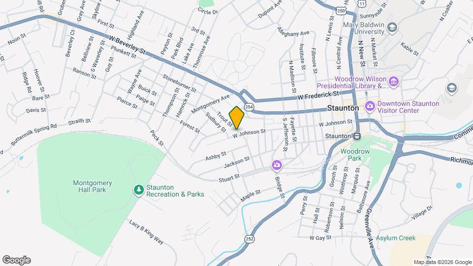 1203 W Johnson St Mapa y Detalles de la Ubicación