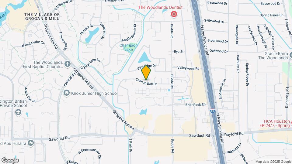 25603 Pecan Valley Cir Map and Location Details