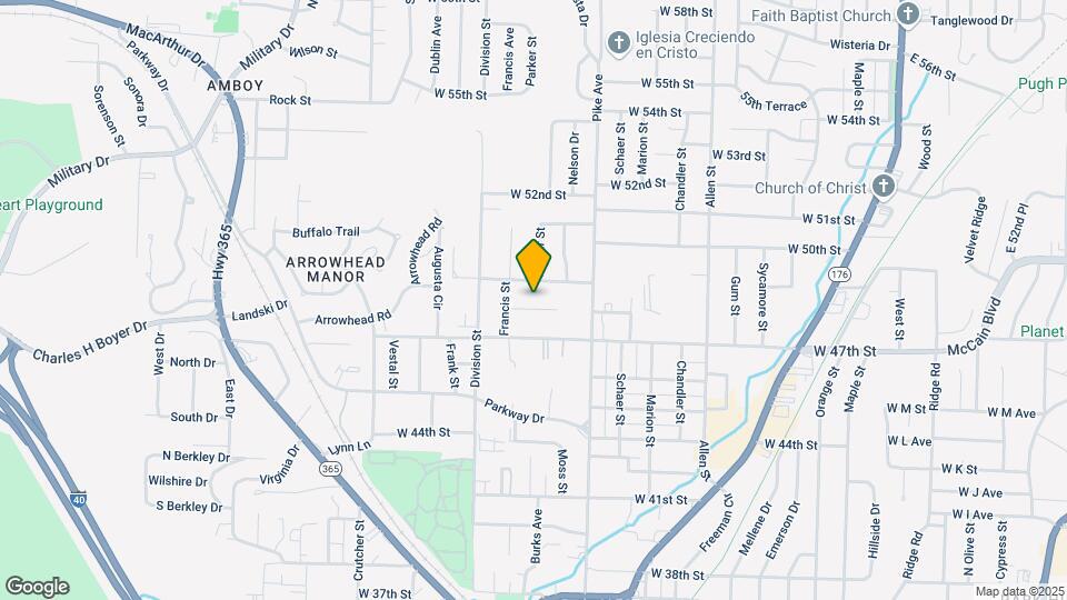1301 W 48th St, Unit A Map and Location Details