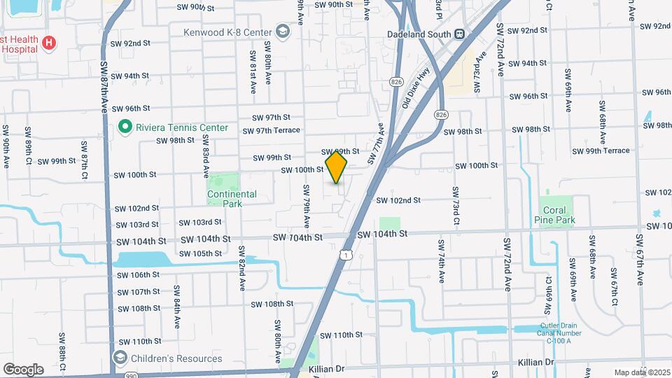 10142 SW 77th Ct Map and Location Details
