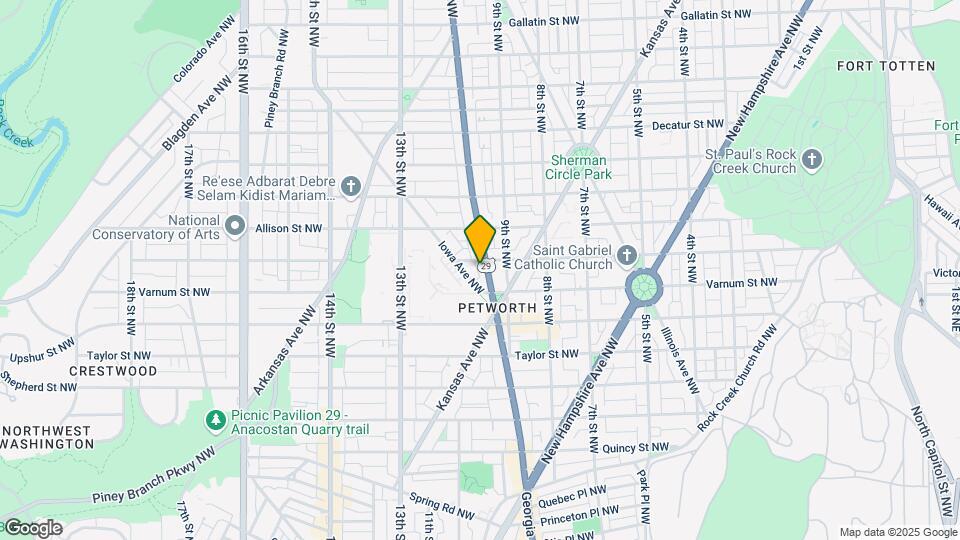 4326 Georgia Ave NW Map and Location Details