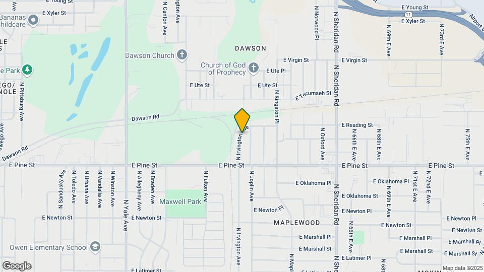 1557 N Irvington Ave Map and Location Details