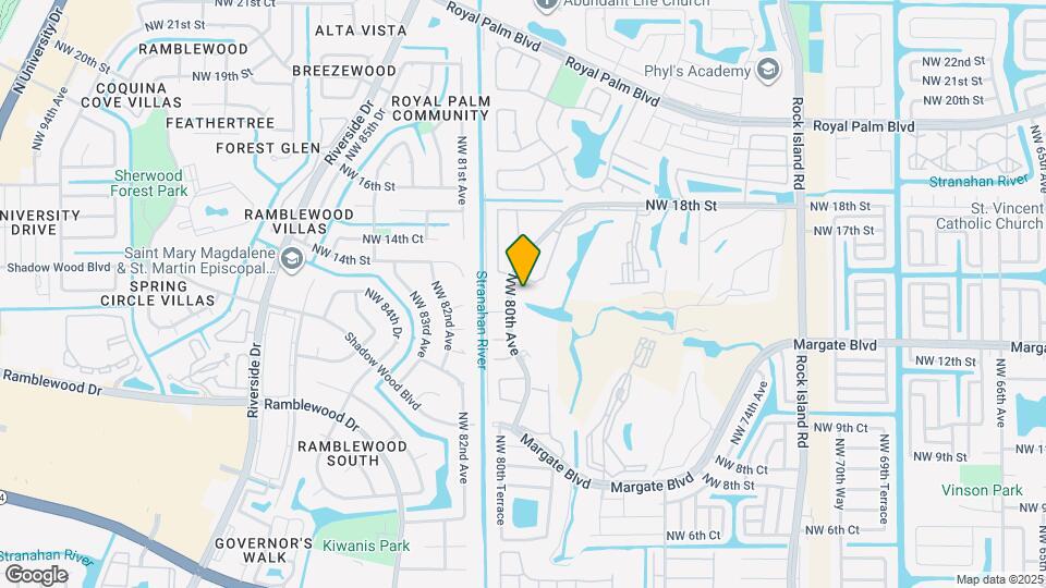 1470 NW 80th Ave Map and Location Details