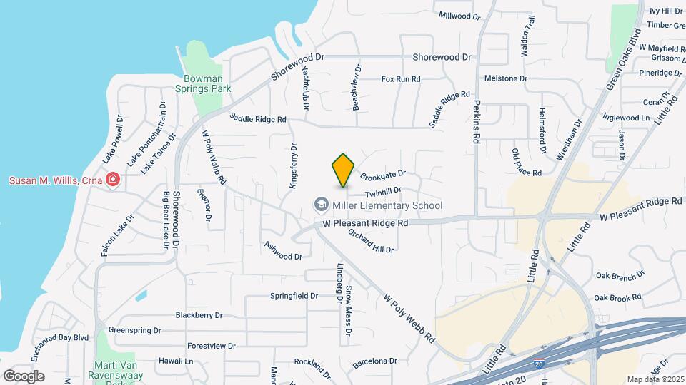 4014 Orchard Hill Dr Map and Location Details