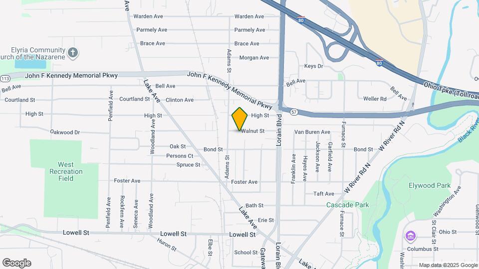 566 Walnut St Map and Location Details