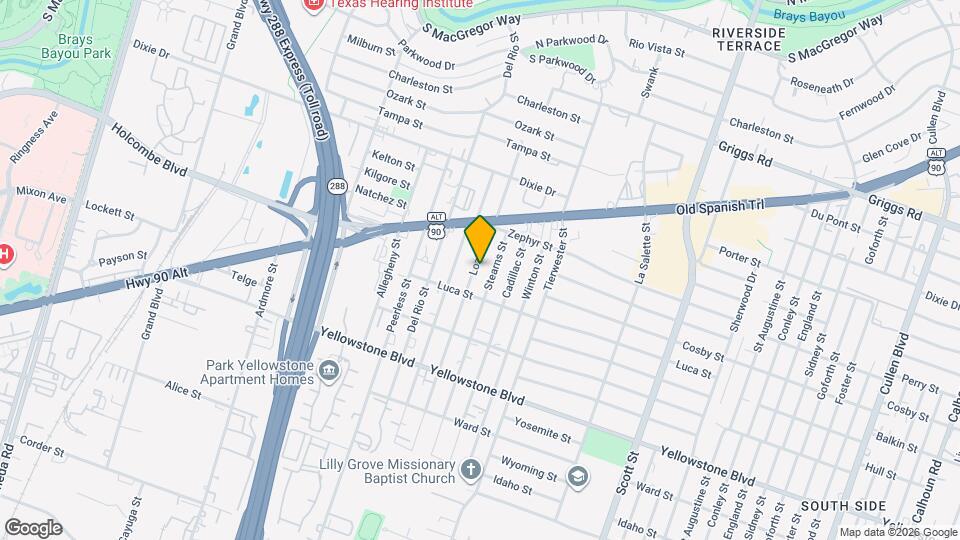 6637 Lozier St Map and Location Details