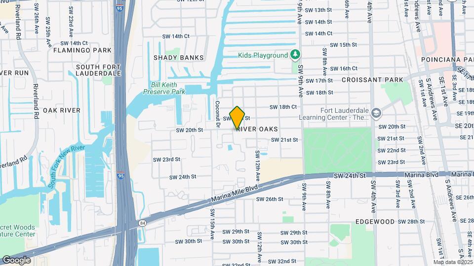 1314 SW 20th St Map and Location Details