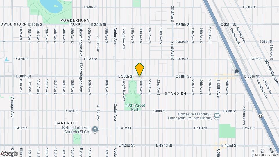 1919 E 38th St Map and Location Details