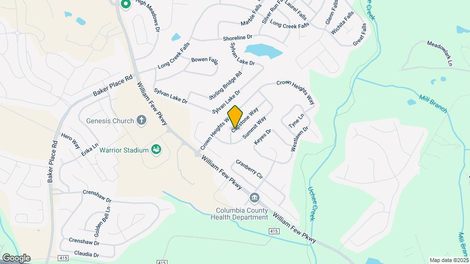 505 Capstone Way Map and Location Details