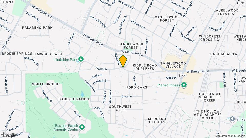 2601 Riddle Rd Map and Location Details