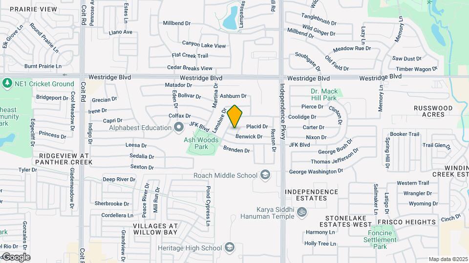 2020 Webb Dr Map and Location Details