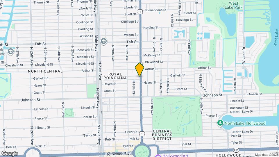 1100 N Federal Hwy, Unit 2 Mapa y Detalles de la Ubicación