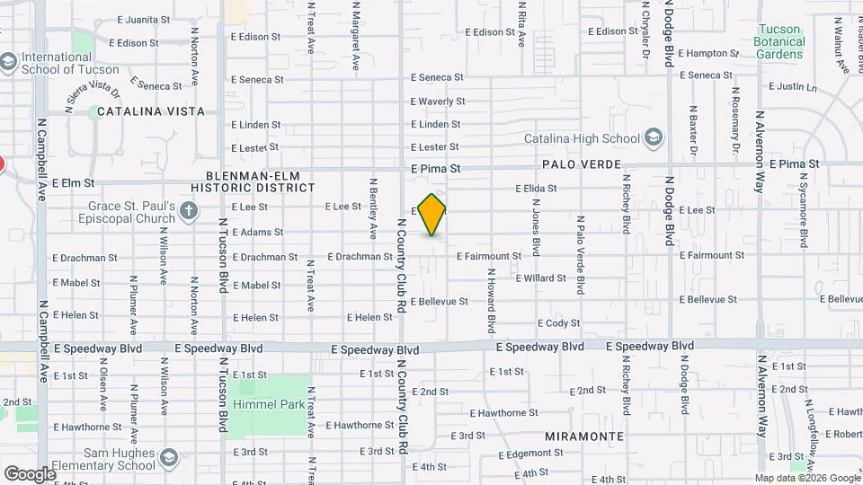 3138 E Adams St, Unit 1 Mapa y Detalles de la Ubicación