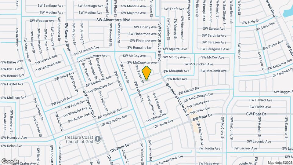 981 SW McComkle Ave Map and Location Details