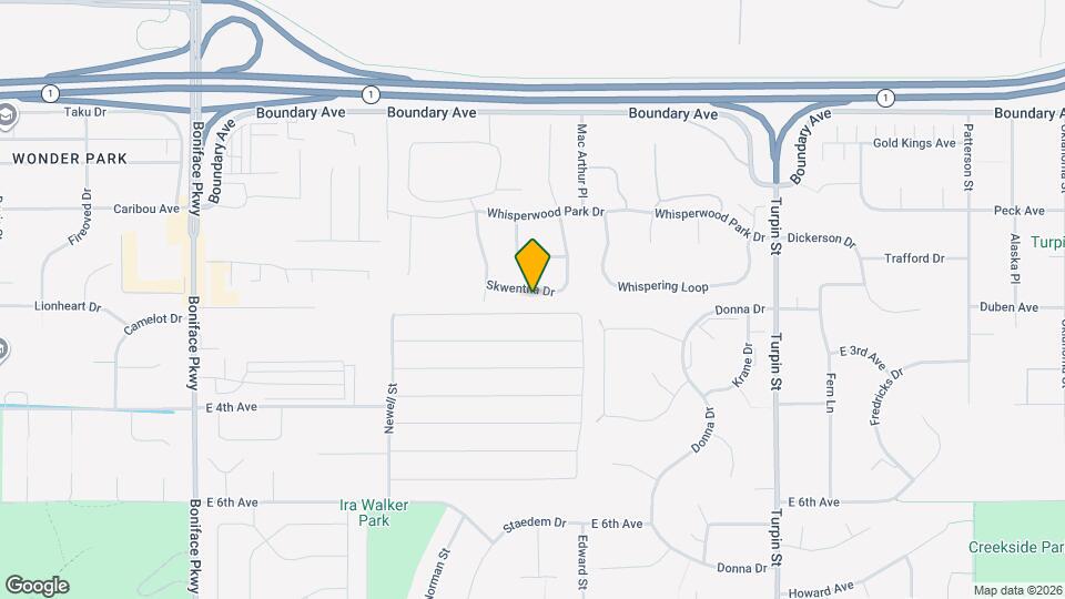 347 Skwentna Dr Map and Location Details