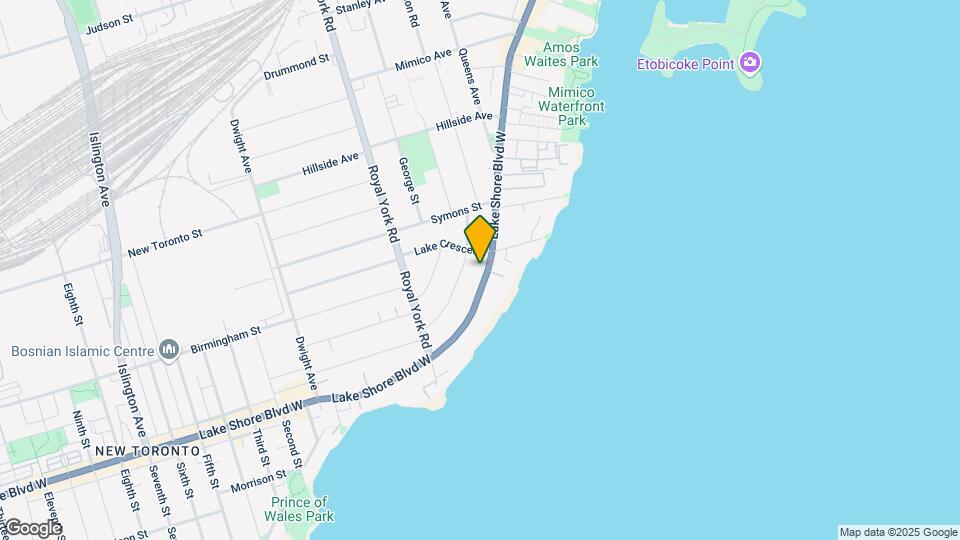 2600 Lake Shore Blvd W Map and Location Details