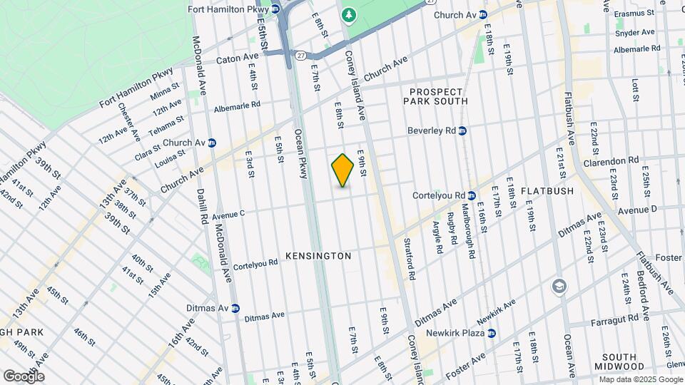 717-721 Avenue C Mapa y Detalles de la Ubicación