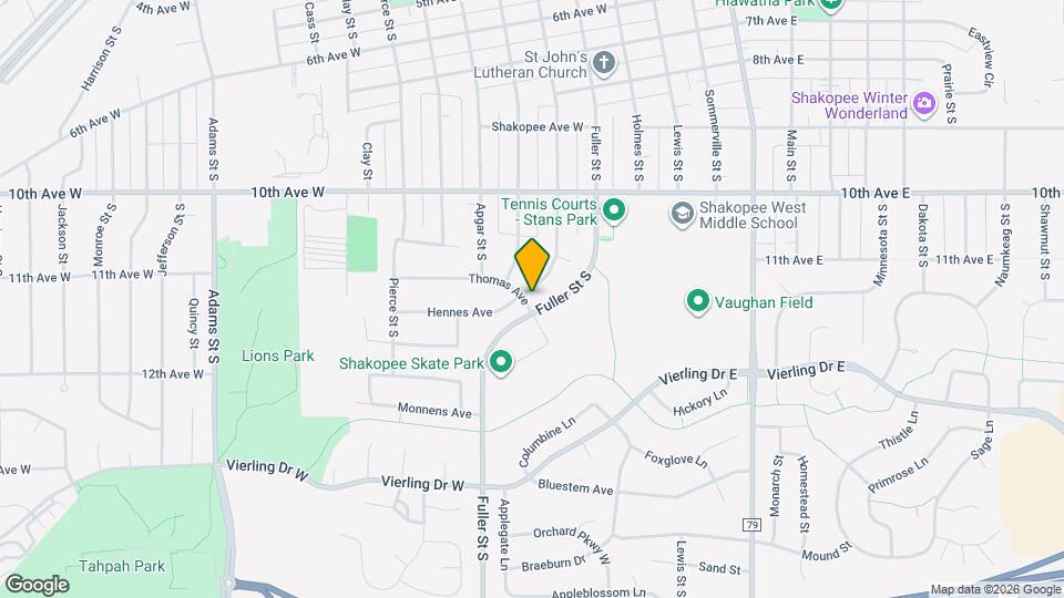 1157 Atwood St S Map and Location Details