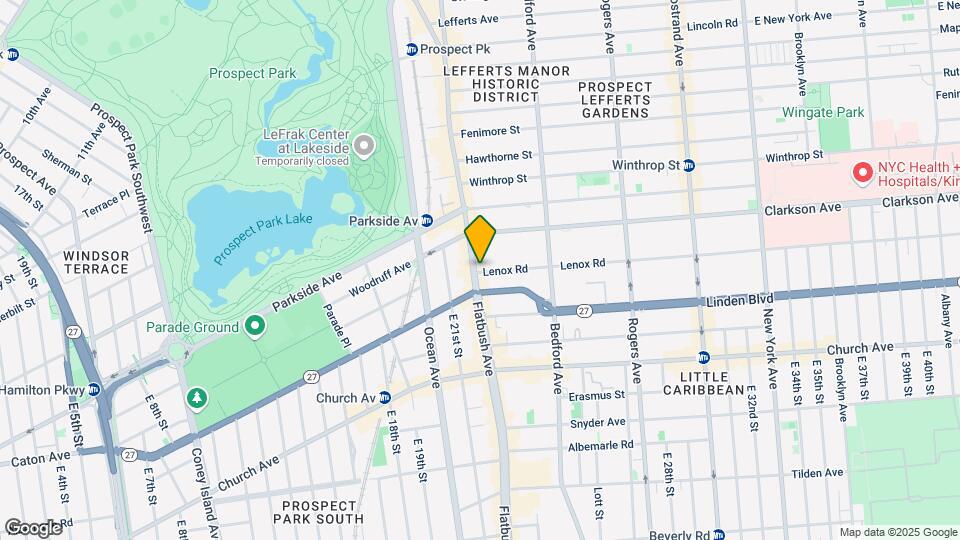 1 Lenox Rd Mapa y Detalles de la Ubicación