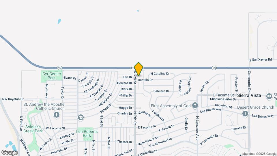 849 Ocotillo Dr Map and Location Details