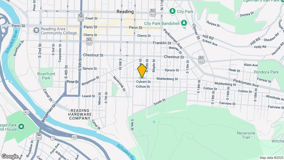 946 Muhlenberg St Mapa y Detalles de la Ubicación