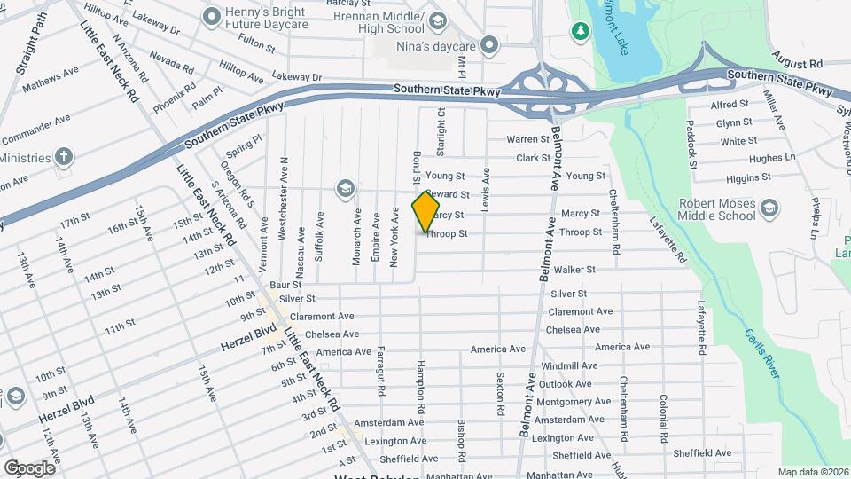 152 Throop St Map and Location Details