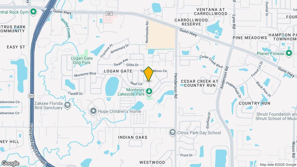 6515 Spanish Moss Cir Map and Location Details