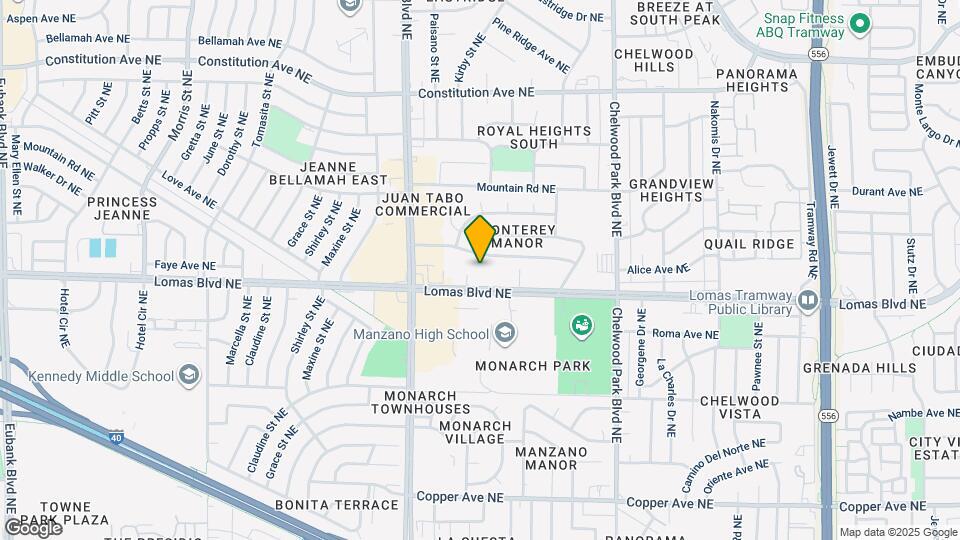 Monterey Manor Apartments Mapa y Detalles de la Ubicación