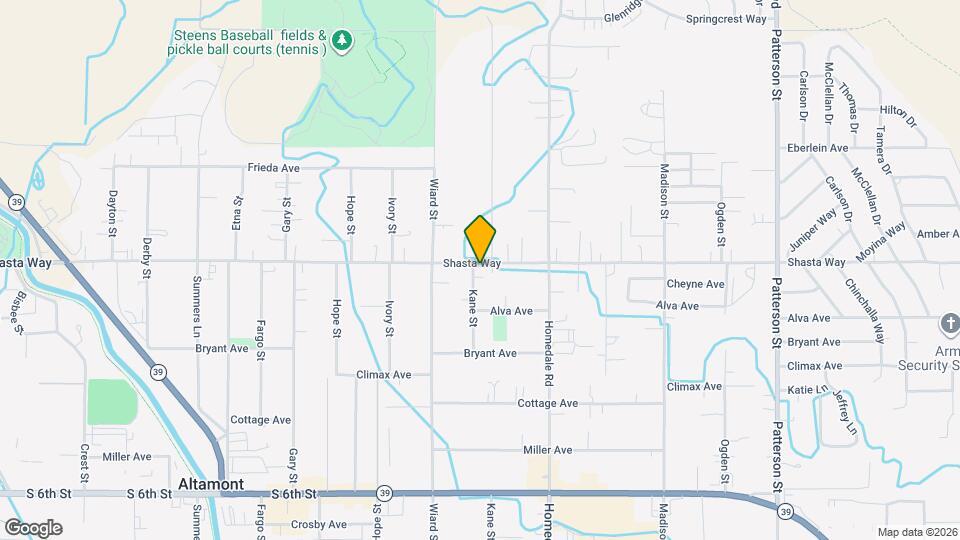 1707 Kane St Map and Location Details