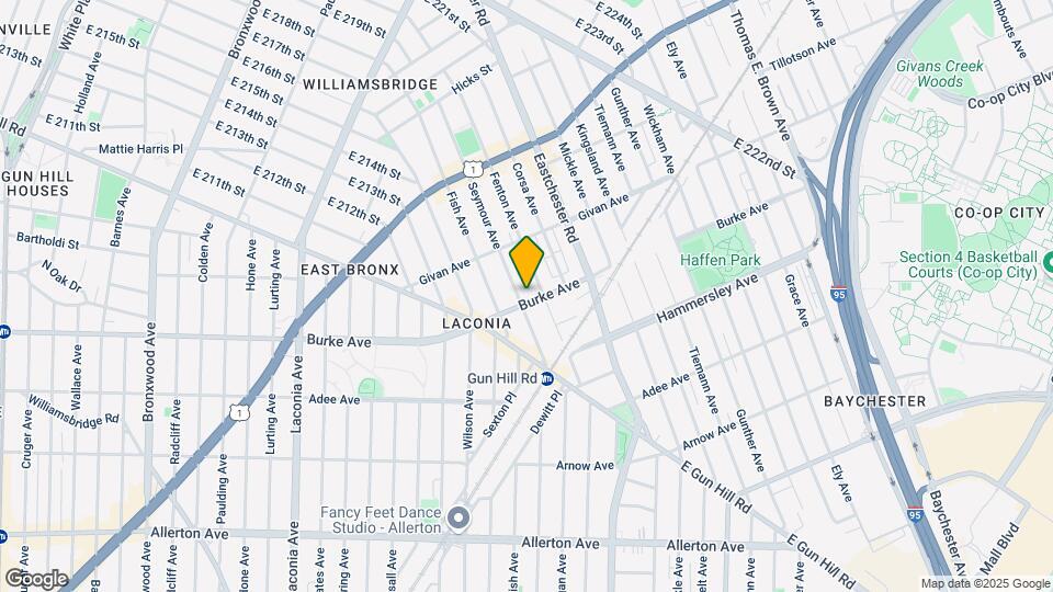 1405 Burke Ave Map and Location Details