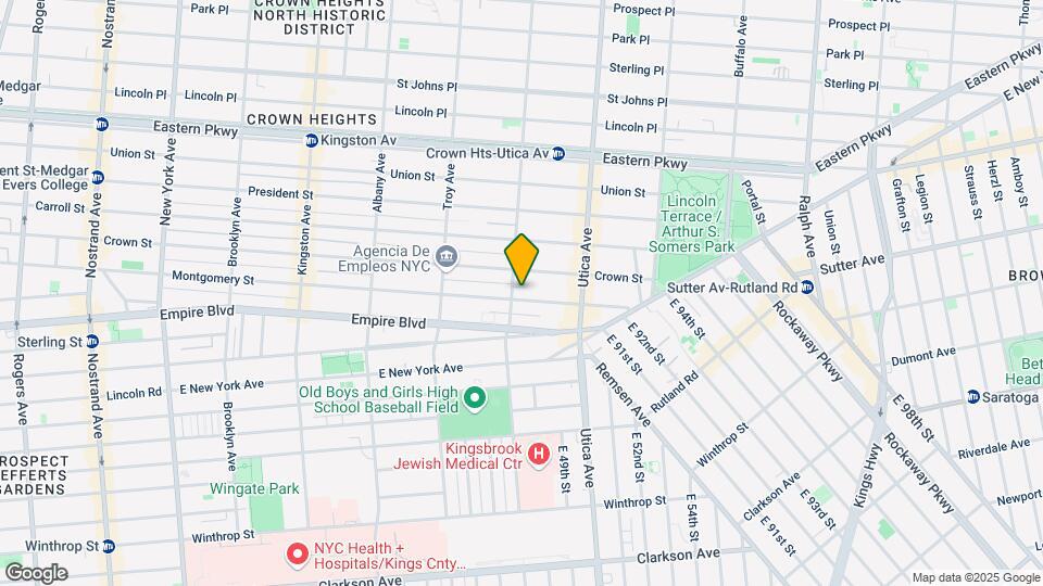 921 Montgomery St Map and Location Details