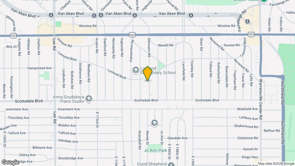 3682 Glencairn Rd, Unit 1st Floor Map and Location Details