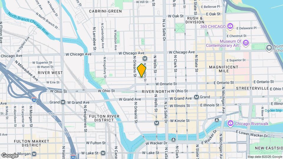 311 W Erie St Mapa y Detalles de la Ubicación