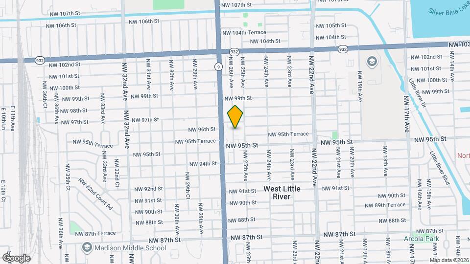 9553 NW 26th Ave Mapa y Detalles de la Ubicación