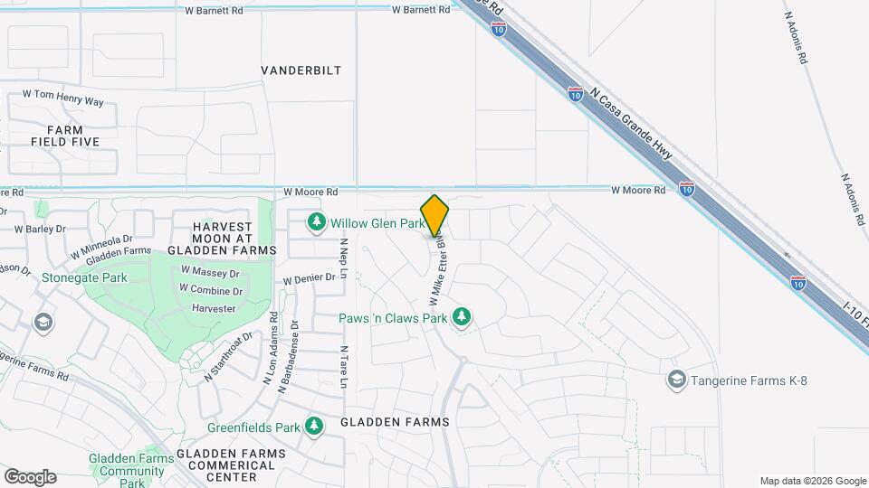 10854 W Claxton Dr Map and Location Details
