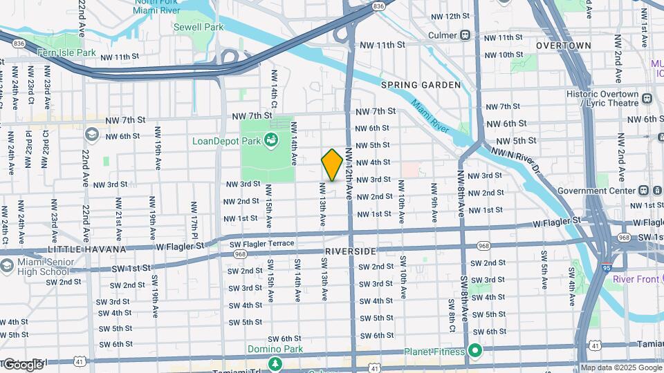 1252 NW 3rd St Mapa y Detalles de la Ubicación