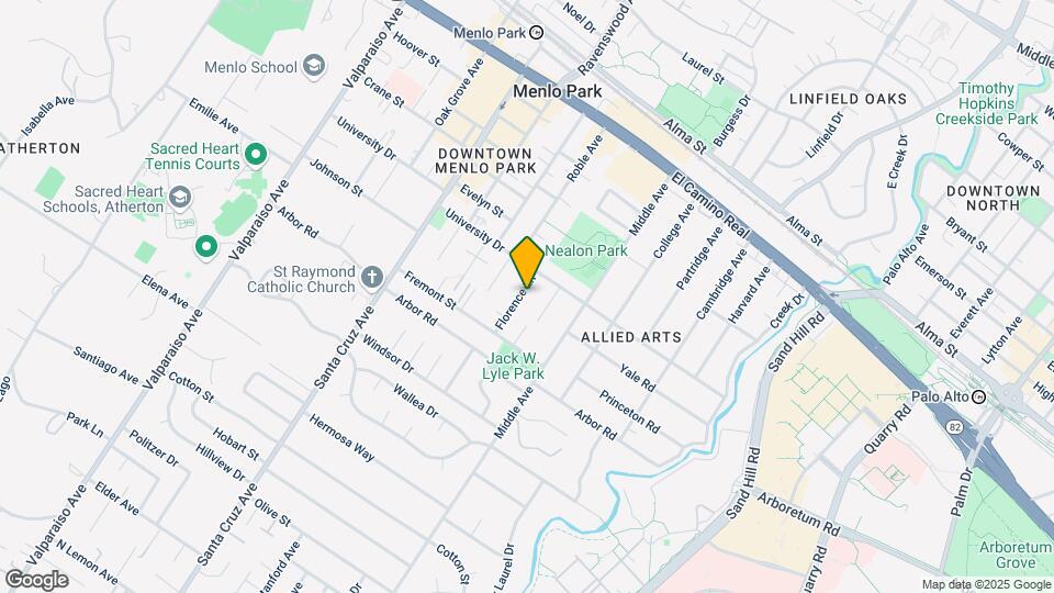 933 Florence Ln Map and Location Details