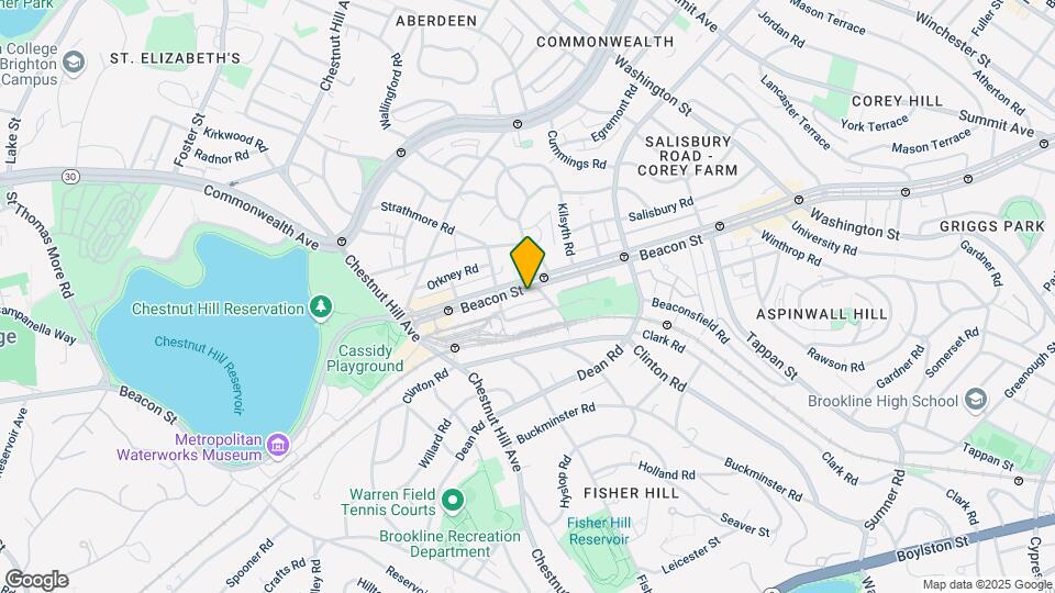 1857 Beacon St, Unit 6-B2 Map and Location Details