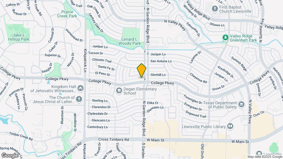 1607 College Pkwy Map and Location Details