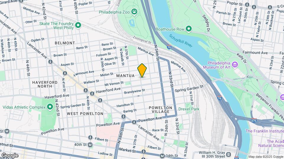 623 N 36th St Map and Location Details