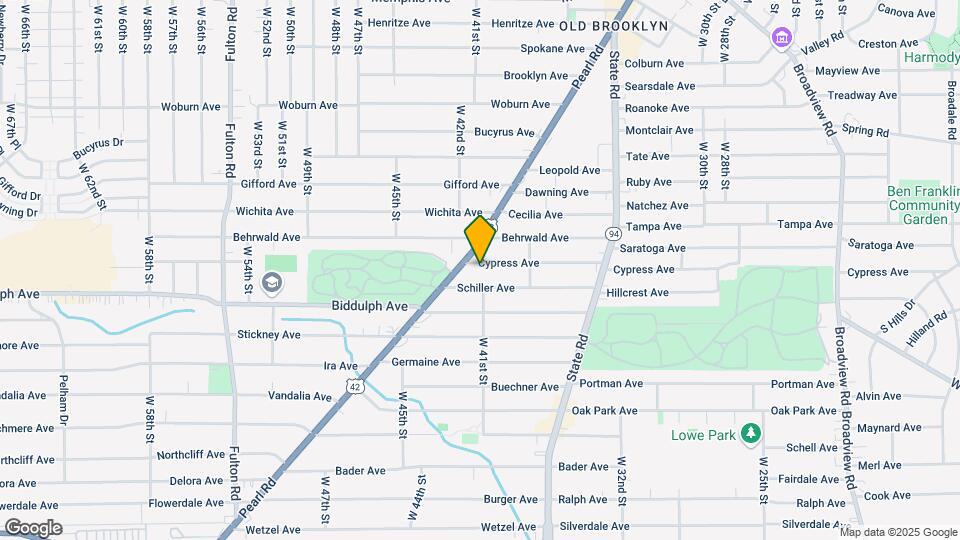 4105 Cypress Ave Mapa y Detalles de la Ubicación